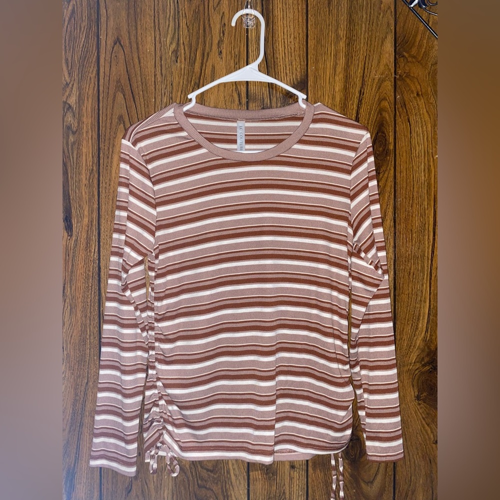 brown long sleeve